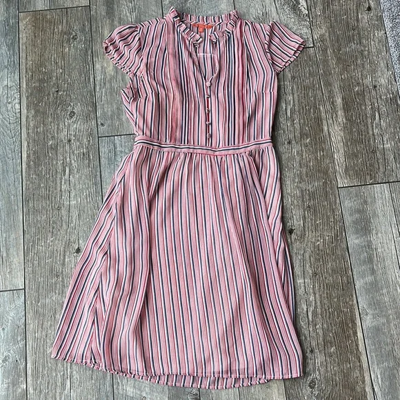 Modcloth Red, White, and Blue Striped Dress Perfect for 4th of July! - Picture 1 of 9